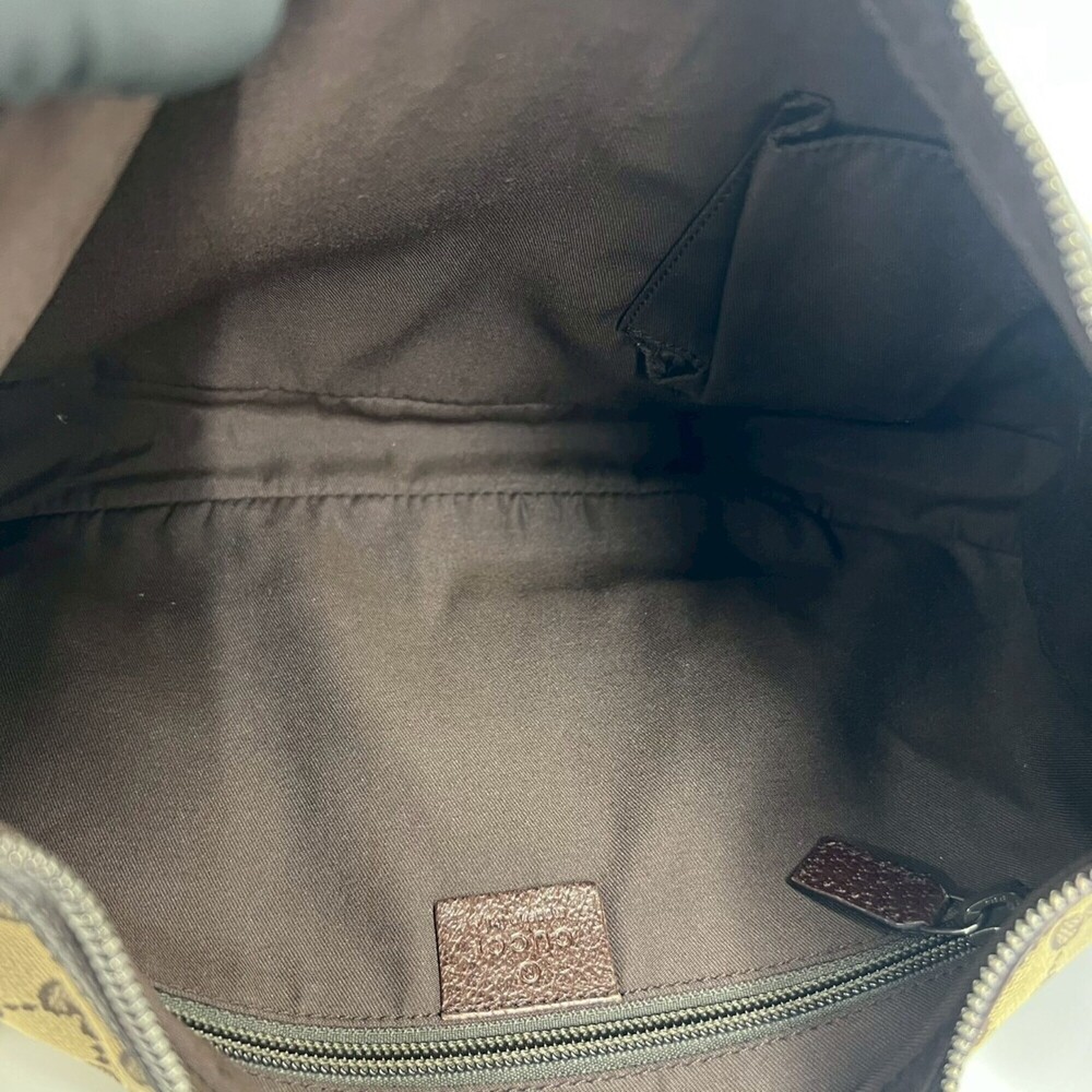 GUCCI Authentic Brown Leather Shoulder Bag - Picture 9 of 10